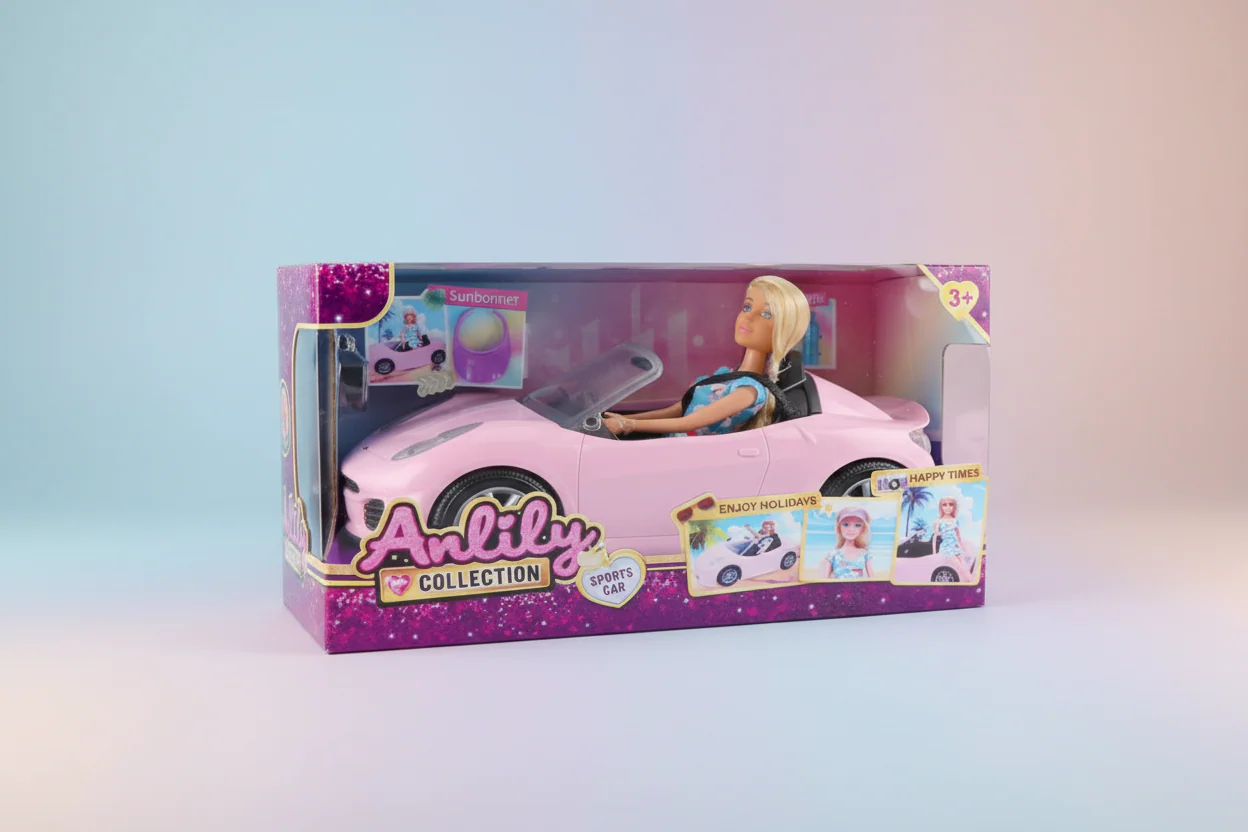 11.5-inch Solid body baby sports car (brown skin)