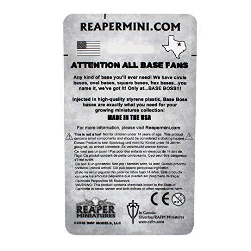 2 Inch Round Plastic Miniature RPG Base (Pack of 10) Reaper Miniatures - Image 5