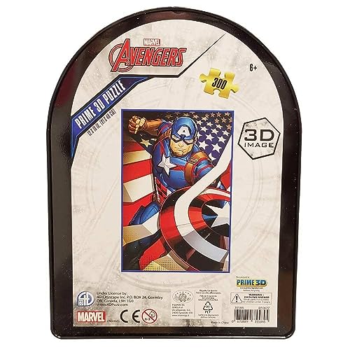 3D Puzzle 300 Pieces Captain America - Image 3