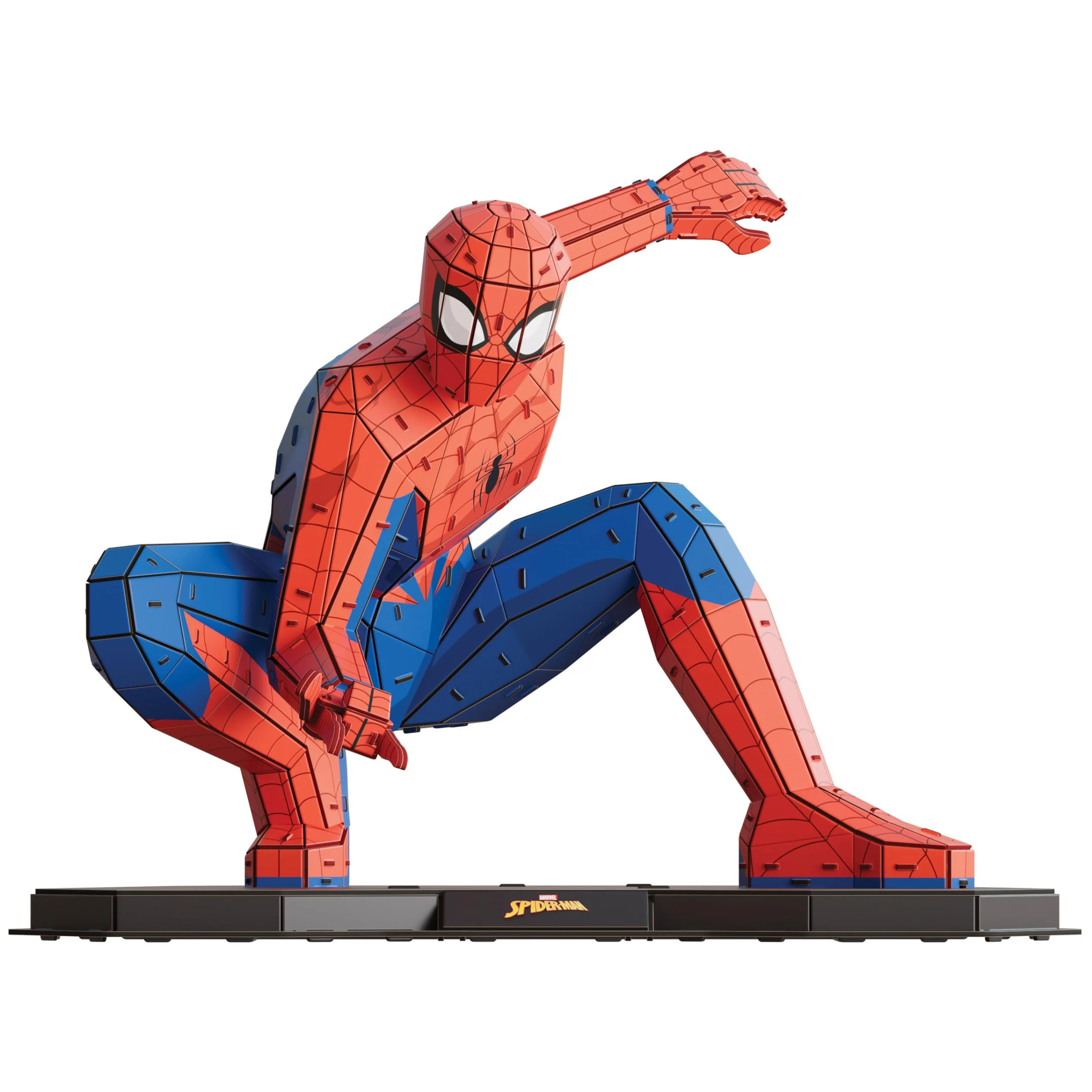 4D Build, Marvel Spider Man 3D Puzzle Model Kit Full-Body Pose, Marvel Collectibles & Desk Décor, Adult Puzzles, Easter Gift, 195 Pieces, 3D Puzzles, Gift Ideas for Ages 12 & Up - Image 2