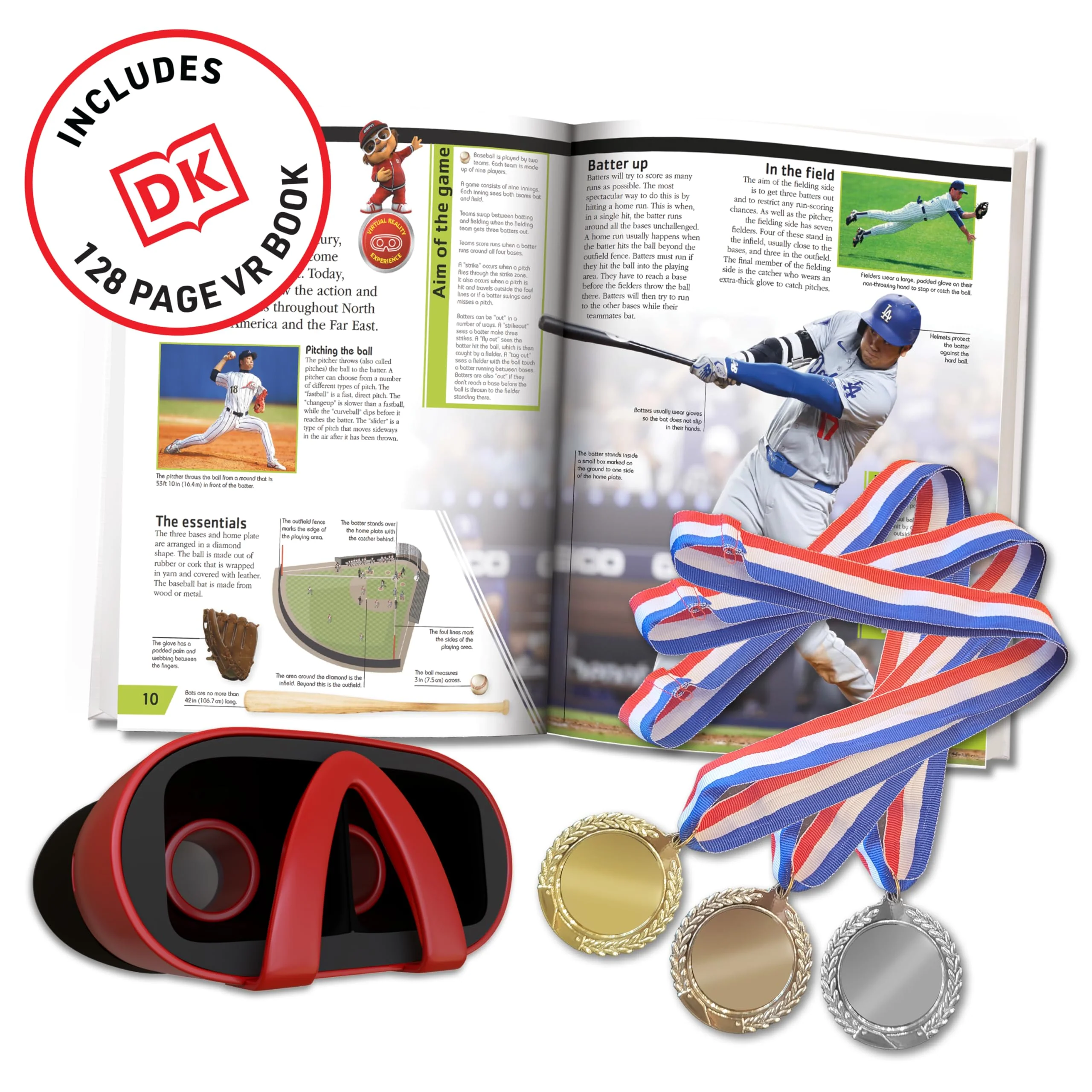 Abacus Brands Virtual Reality ESPN Gift Box - Illustrated Interactive VR Book and STEM Learning Activity Set - Image 4