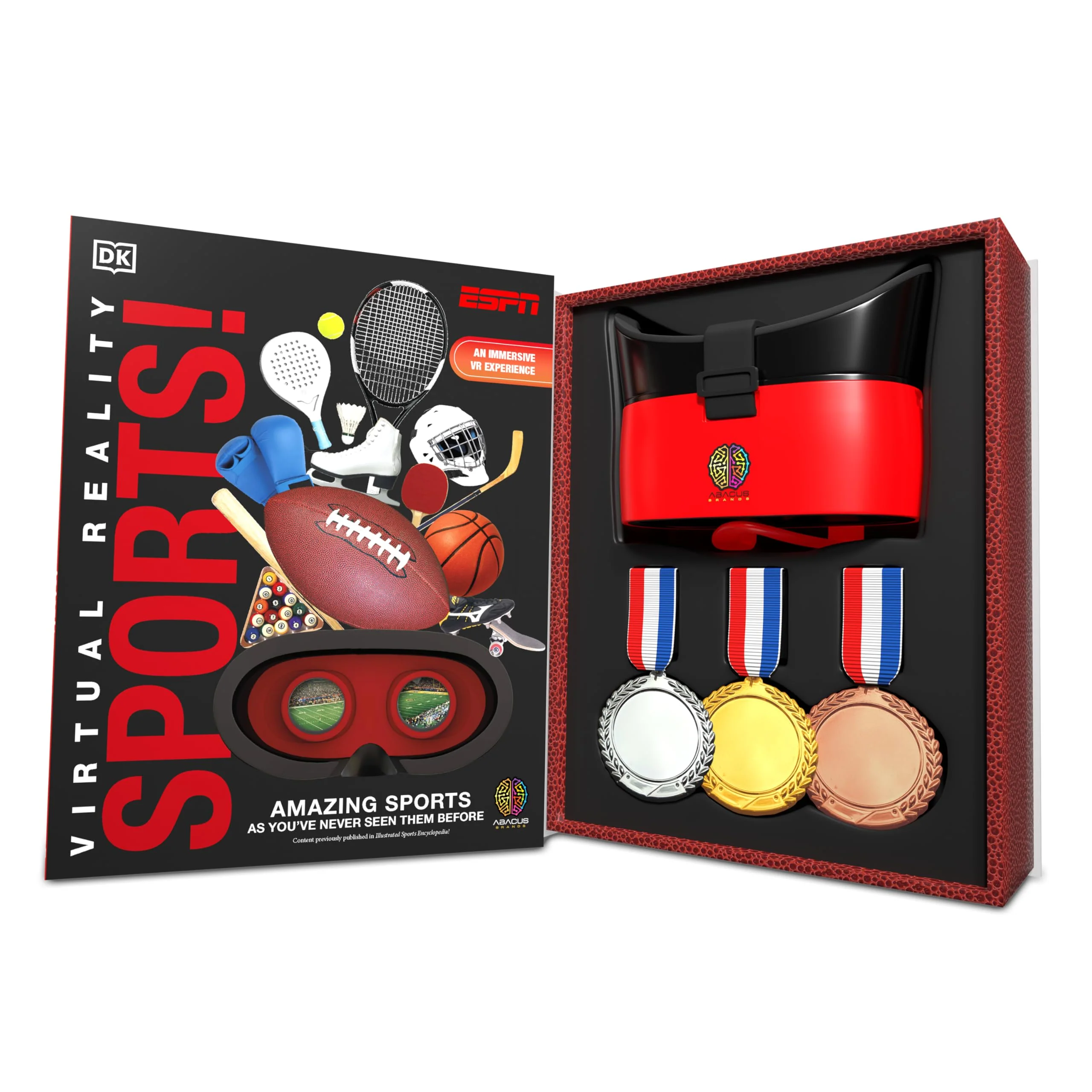 Abacus Brands Virtual Reality ESPN Gift Box - Illustrated Interactive VR Book and STEM Learning Activity Set - Image 5