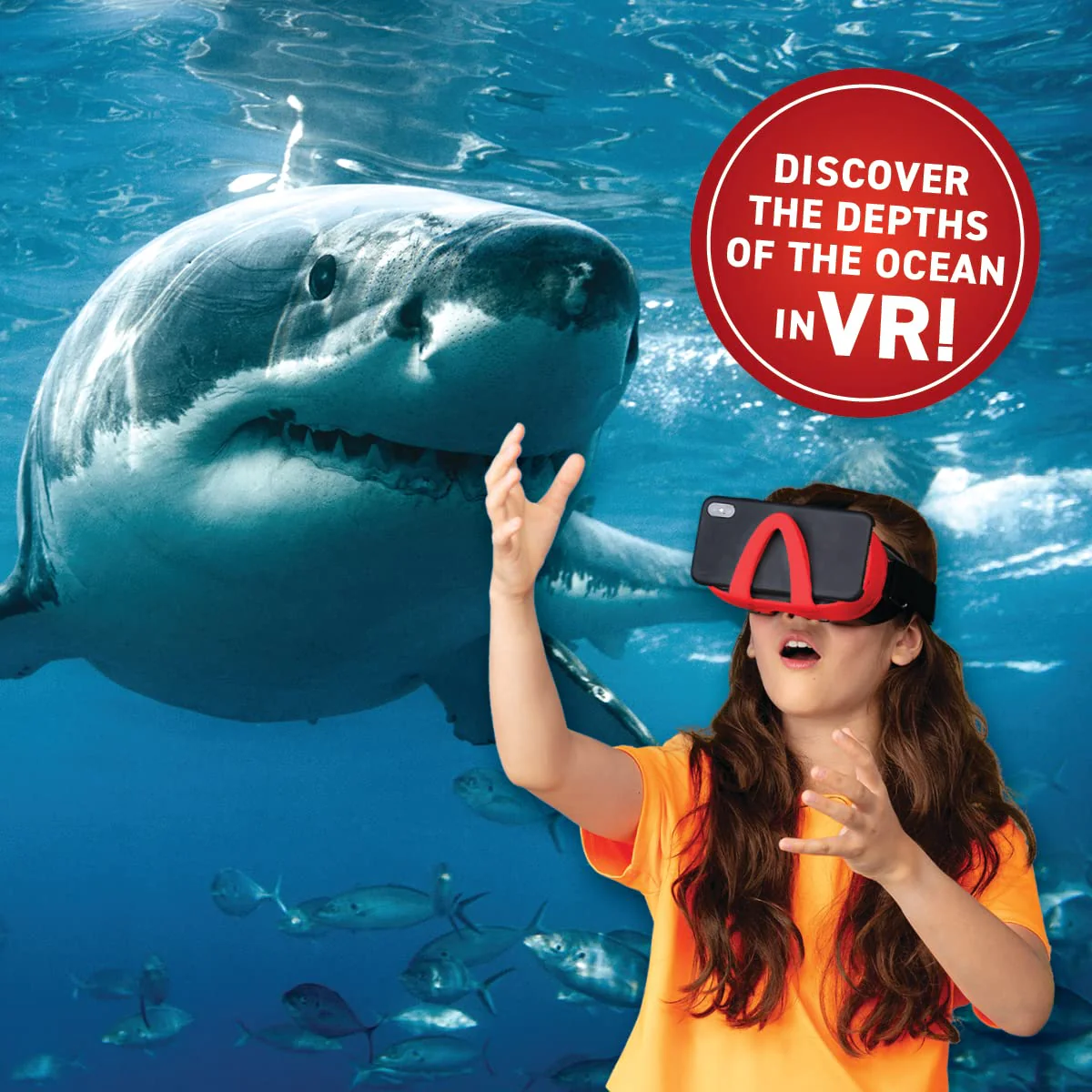 Abacus Brands Virtual Reality Oceans! Gift Box - Illustrated Interactive VR Book and STEM Learning Activity Set - for Ages 8 and Up - Image 3