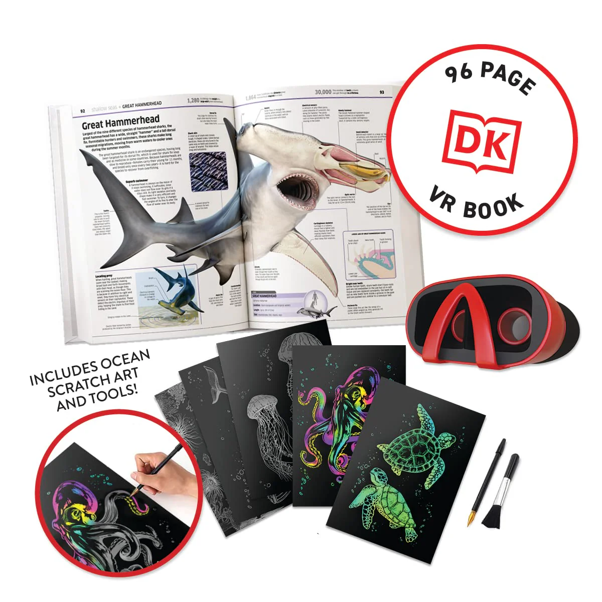 Abacus Brands Virtual Reality Oceans! Gift Box - Illustrated Interactive VR Book and STEM Learning Activity Set - for Ages 8 and Up - Image 5