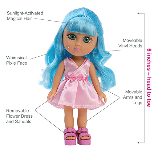 Adora Fairy Garden Friends - 6 inch Interactive Doll with Magical Hair - Rose - Image 8