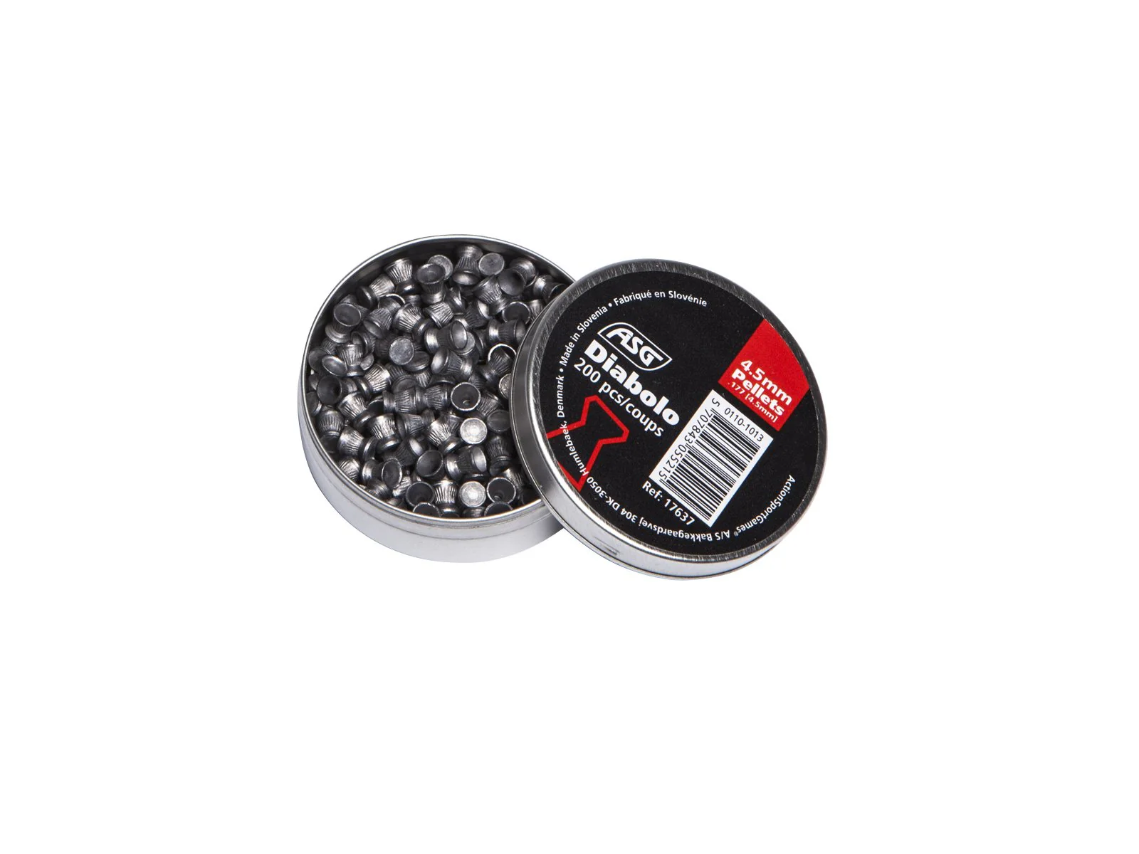ASG Airgun Pellet Diabolo 4.5mm/.177, 200 Pcs