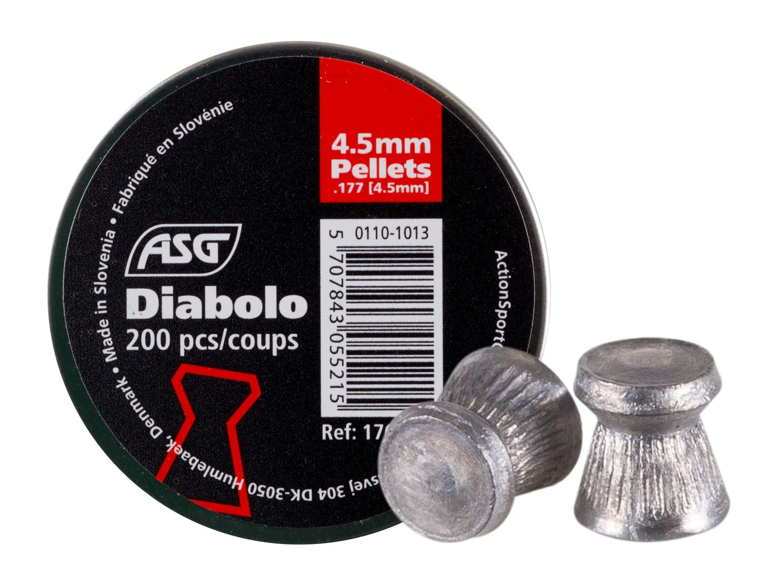 ASG Airgun Pellet Diabolo 4.5mm/.177, 200 Pcs - Image 2