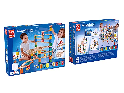 Wooden Marble Run Construction - The Cyclone Award Winning Hape Quadrilla - Image 8