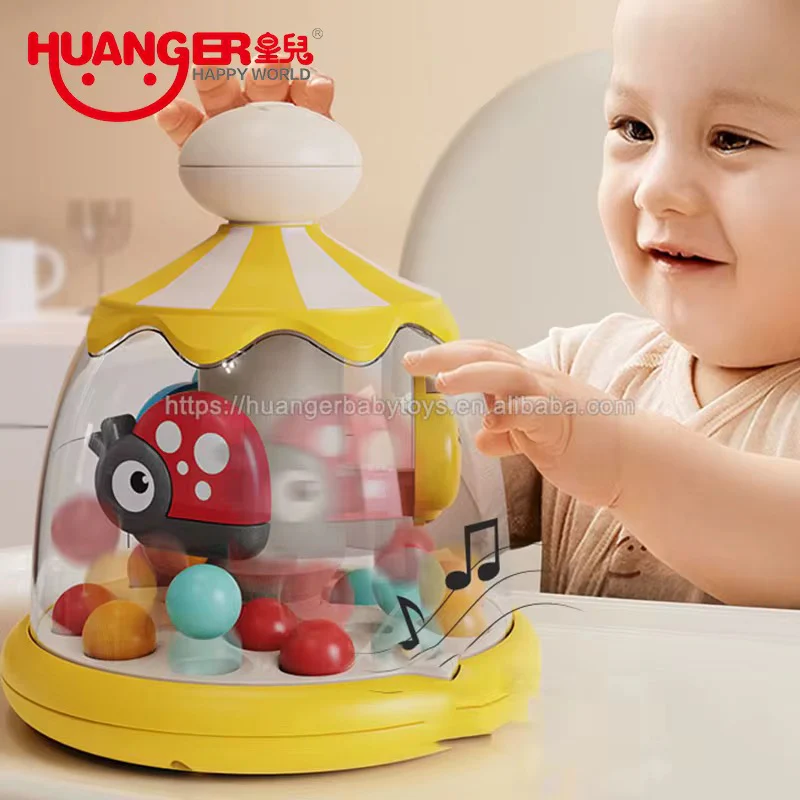 Baby Push And Tumble Toy, Baby Press Carousel - Image 2