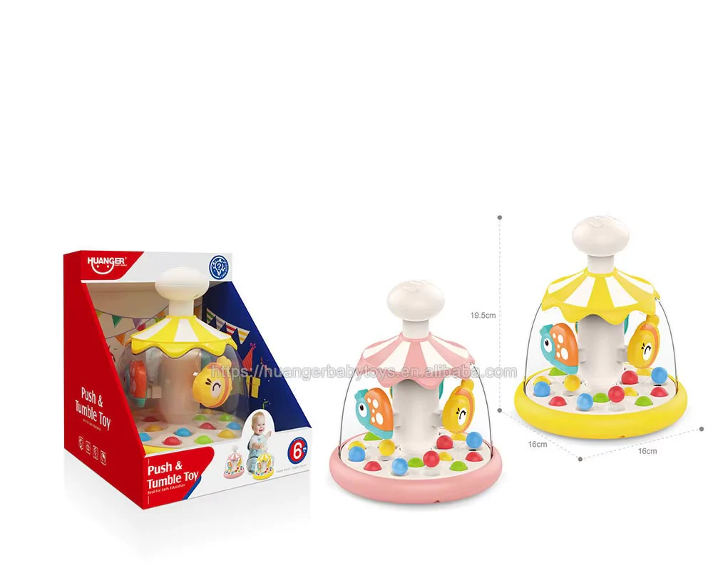 Baby Push And Tumble Toy, Baby Press Carousel - Image 4