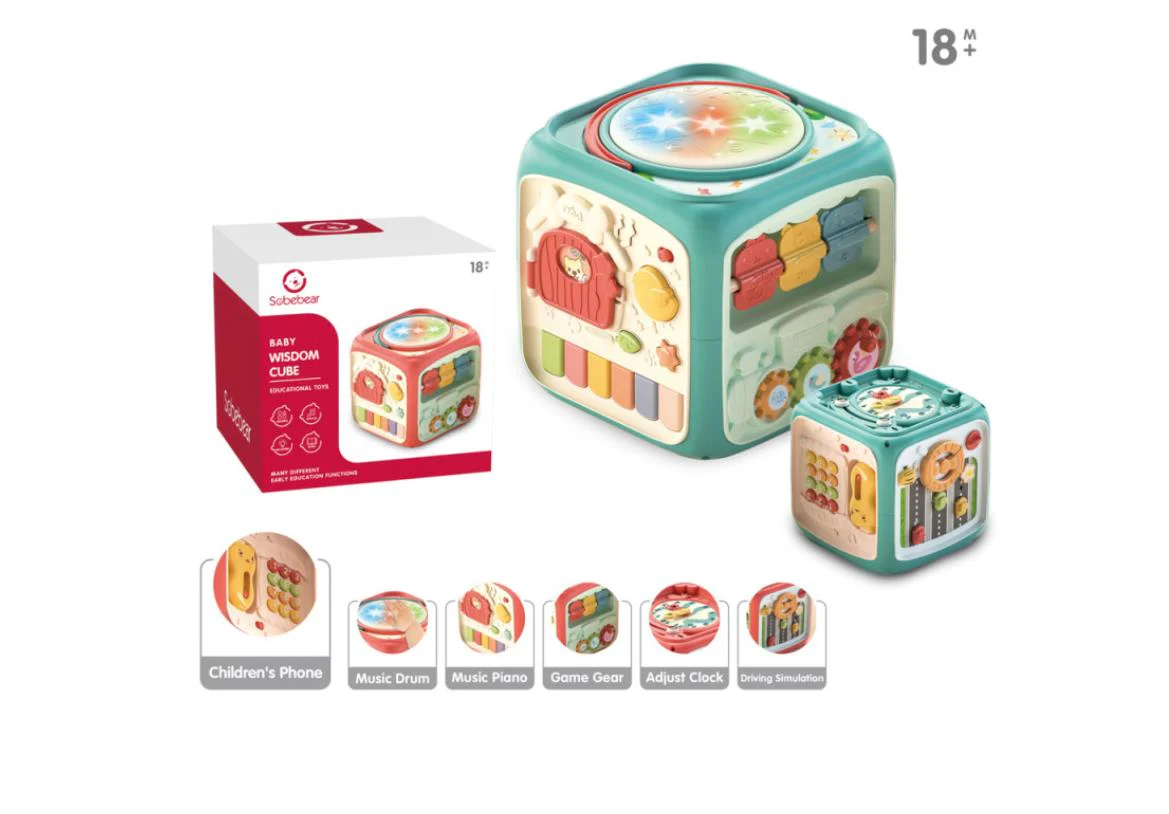 Baby Smart Cube Telephone Editio With Light And Music