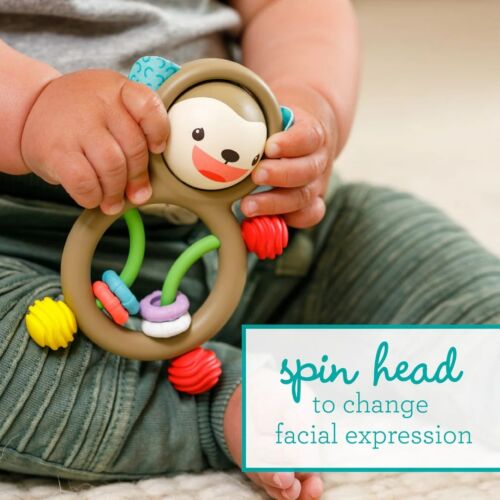 Baby Toy, Infantino: Busy Lil' Sensory Rattle 3M+ - Image 3