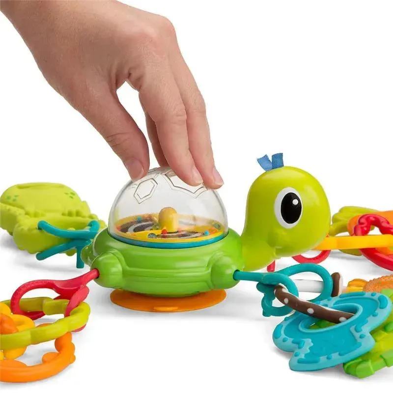 Baby Toy, Infantino, Link & Spin Suction Cup Turtle - Image 3
