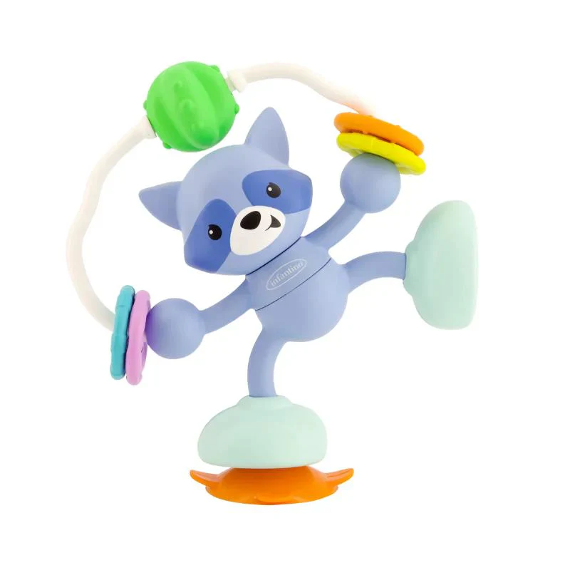 Baby Toy, Infantino - Stick & Spin Pal, Raccoon