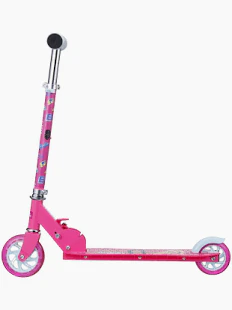 Barbie  2-Wheel Kick Scooter with Light-up Wheels, Pink - Image 3