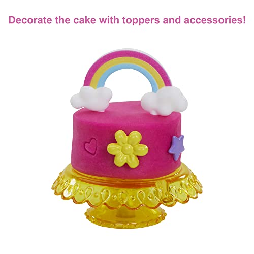 Barbie Bakery Doll & Playset with Pink-Haired Petite Doll, Baking Station, Cake-Making Molds & Dough & 20+ Accessories - Image 8