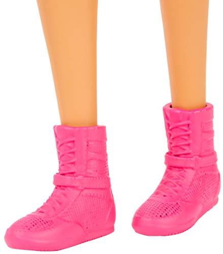 Barbie Boxer Doll, Brunette Wearing Pink Boxing Gloves - Image 5