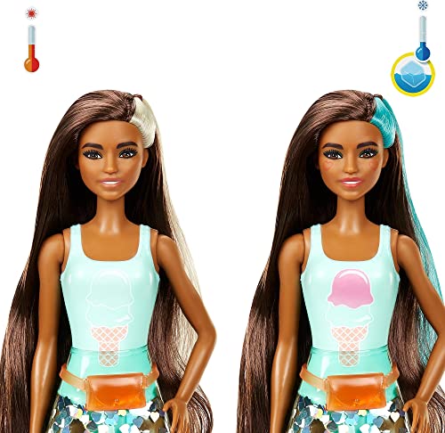 Barbie Color Reveal Doll with 7 Surprises, Color Change and Accessories, Ice Cream Series - Image 4