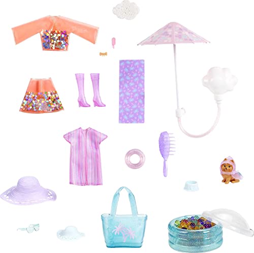 Barbie Color Reveal Doll with 7 Surprises, Color Change and Accessories, Palm Trees Series - Image 2