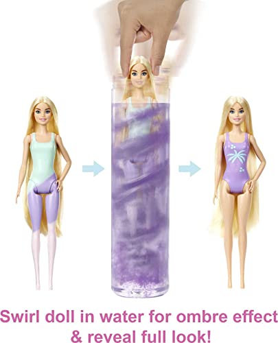 Barbie Color Reveal Doll with 7 Surprises, Color Change and Accessories, Palm Trees Series - Image 6