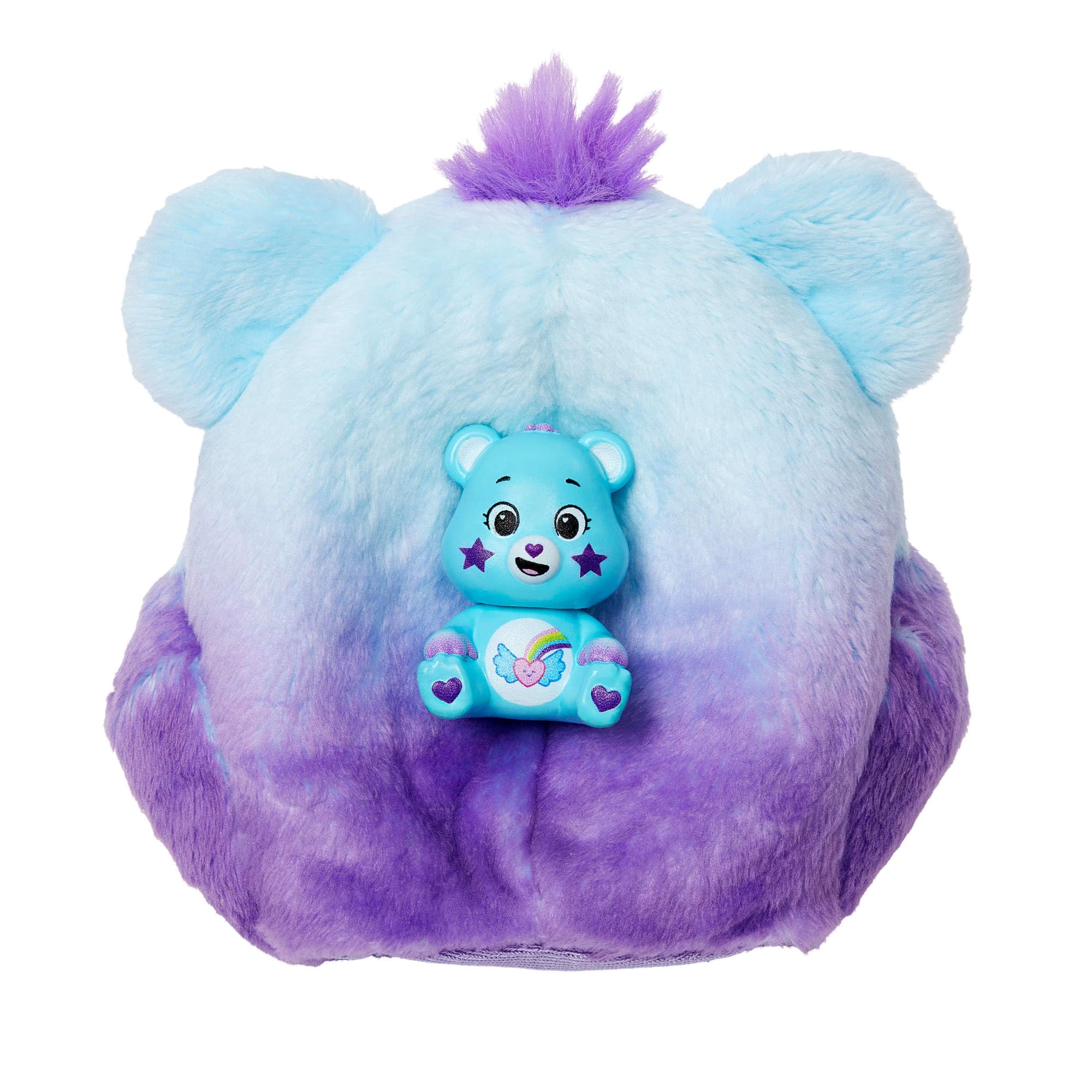 Barbie Cutie Reveal Care Bears Doll & Accessories, Series 2 Dream Bright Bear with 10 Surprises Including Color Change & Mini Bear - Image 5