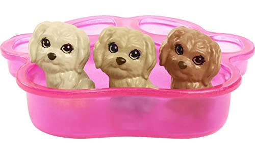 Barbie Doll and Newborn Pups Playset Doll - Image 3