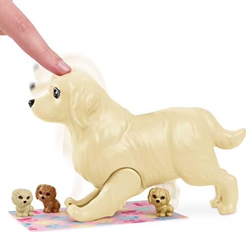 Barbie Doll and Newborn Pups Playset Doll - Image 6
