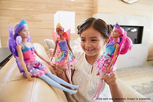 Barbie Dreamtopia Fairy Doll, 12-Inch, with Pink Hair and Wings - Image 6