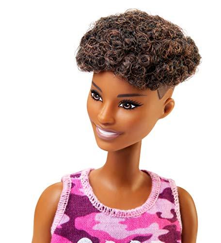 Barbie Fashionistas Doll with Short Curly Brunette Hair - Image 5
