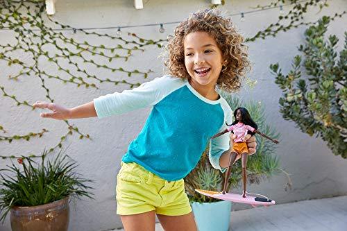Barbie Olympic Games Tokyo 2020 Surfer Doll with Surf Uniform - Image 3