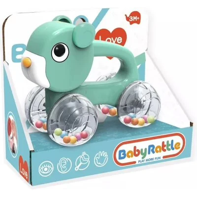 Bear Balance Bike With Rattling Balls-Various Colors