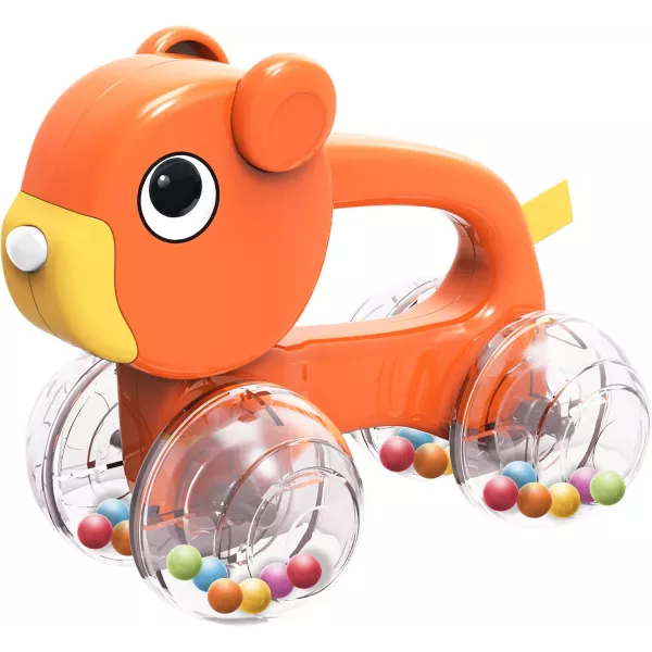 Bear Balance Bike With Rattling Balls-Various Colors - Image 2