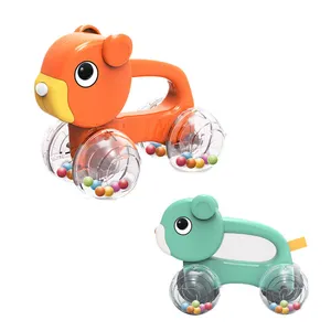 Bear Balance Bike With Rattling Balls-Various Colors - Image 3