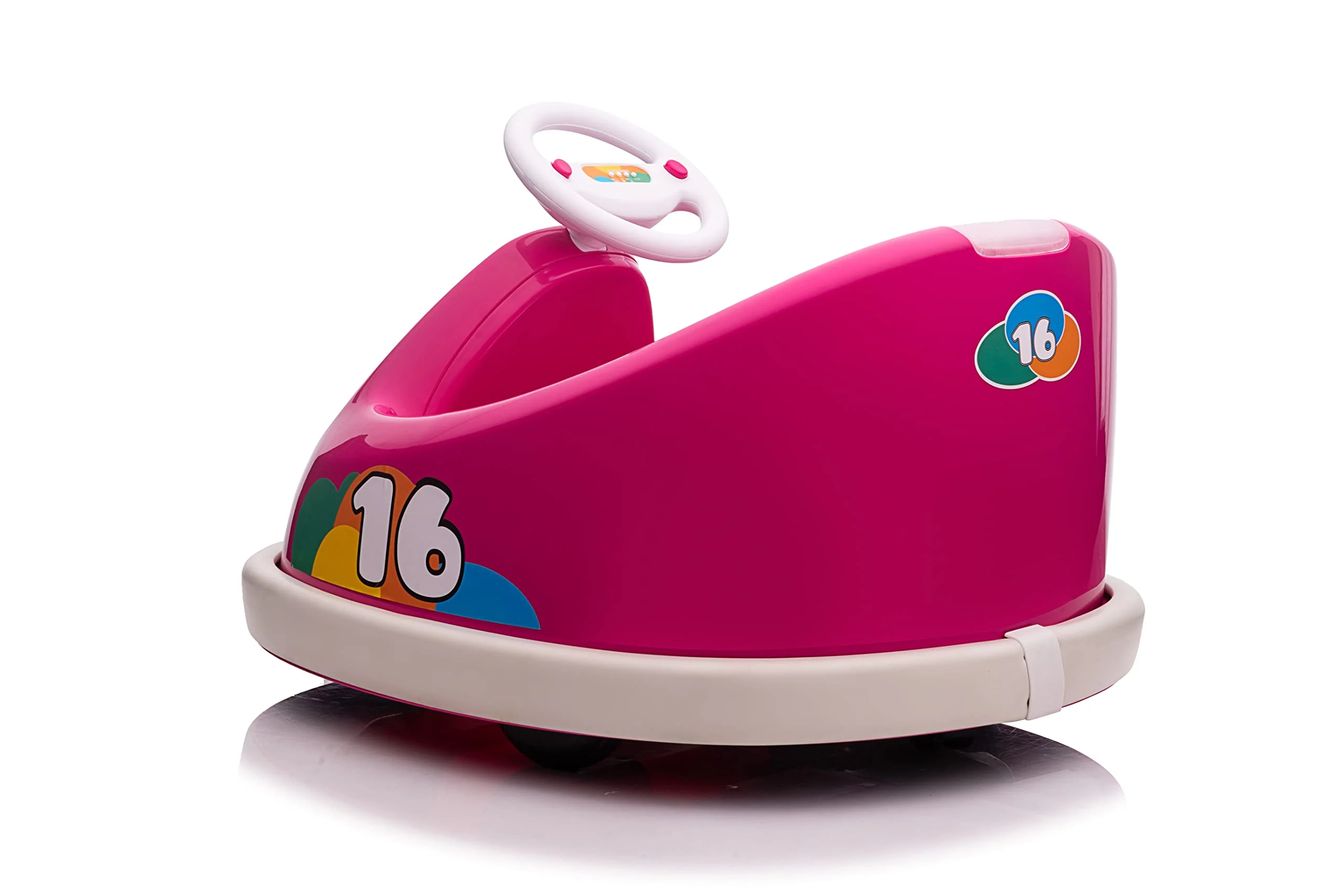 Best Ride On Cars 6 Volt Bumperz Kids Electric Battery Powered Ride On Bumper Car Vehicle with Power Indicator, Anti Collision Bar, and Music - Image 6