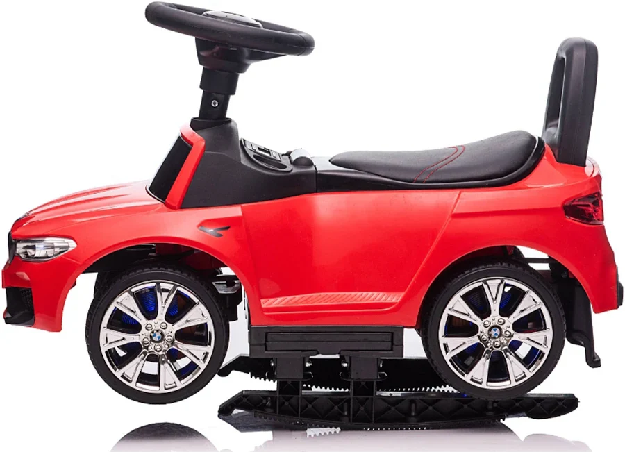 Best Ride On Cars BMW 4 in 1 Push Car, Red - Image 2