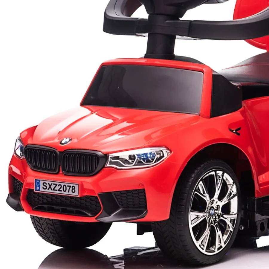 Best Ride On Cars BMW 4 in 1 Push Car, Red - Image 3