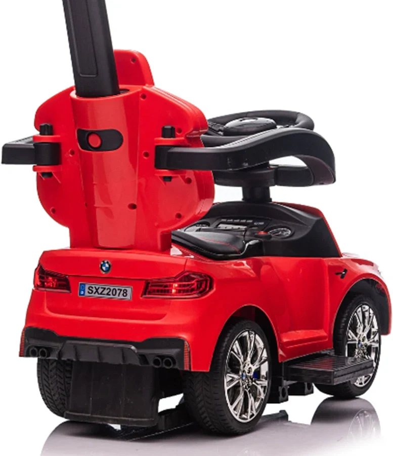 Best Ride On Cars BMW 4 in 1 Push Car, Red - Image 4