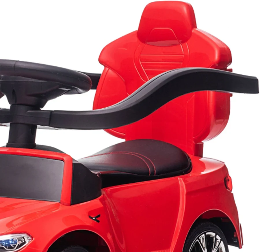 Best Ride On Cars BMW 4 in 1 Push Car, Red - Image 5