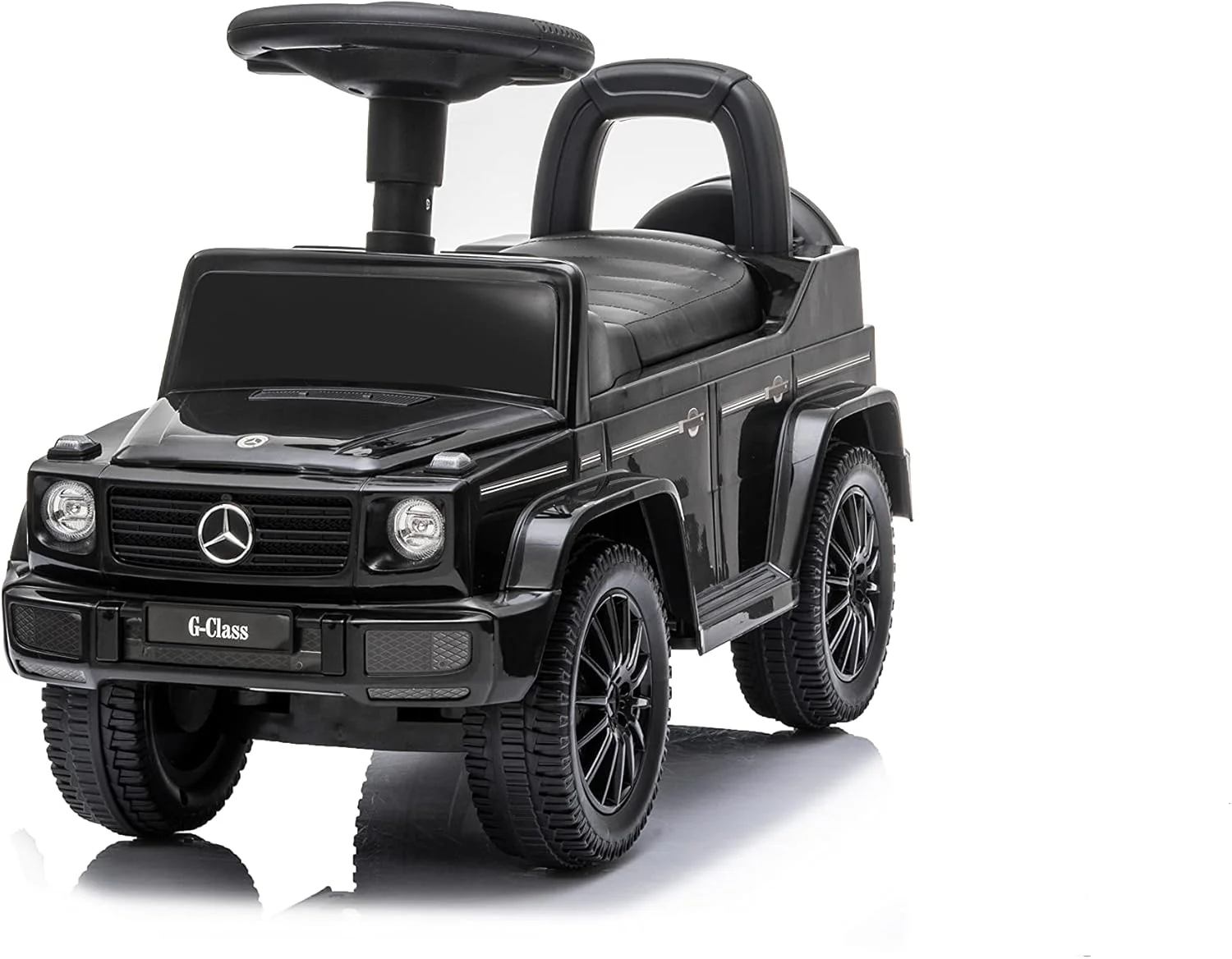 Best Ride On Cars Kids Outdoor Stroller Mercedes G-Wagon Push Car with Working Lights, Horn, and Music for Ages 1 to 3 years - Image 10
