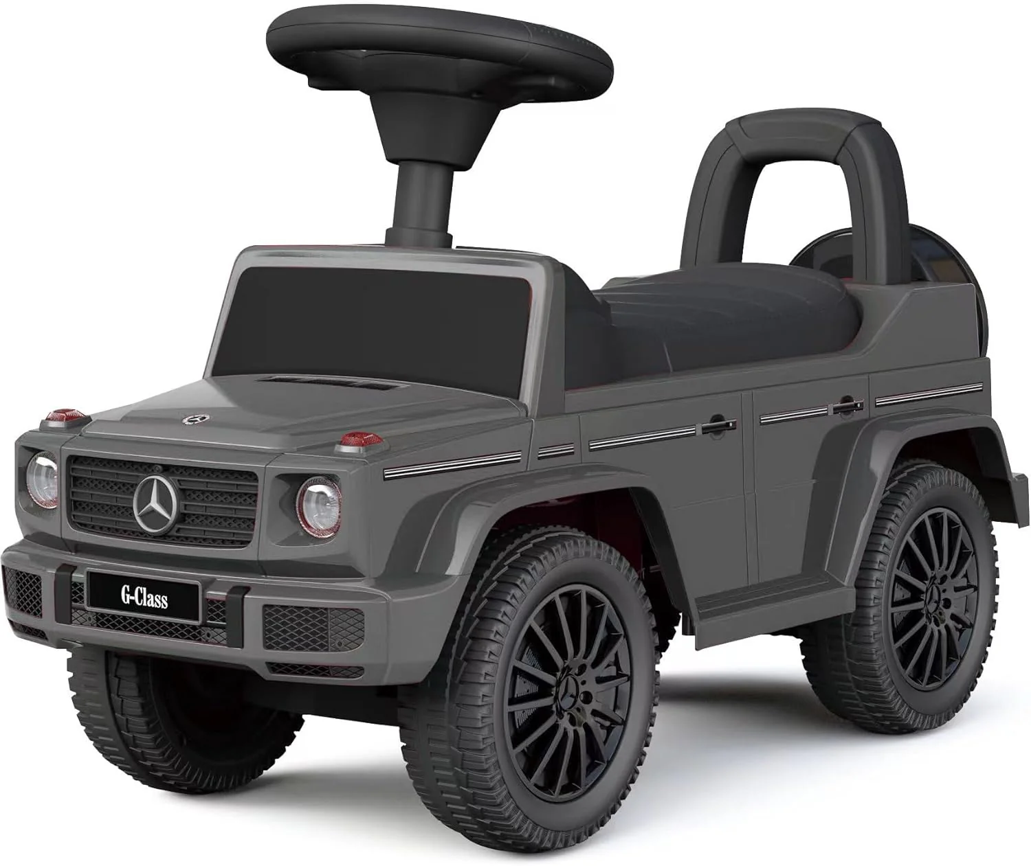 Best Ride On Cars Kids Outdoor Stroller Mercedes G-Wagon Push Car with Working Lights, Horn, and Music for Ages 1 to 3 years - Image 11