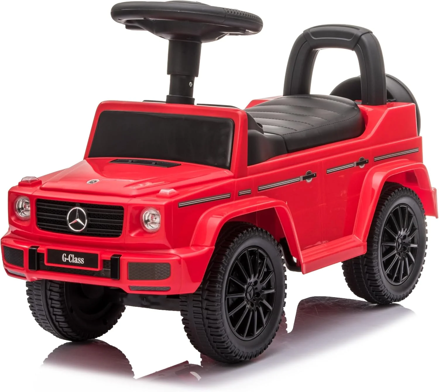 Best Ride On Cars Kids Outdoor Stroller Mercedes G-Wagon Push Car with Working Lights, Horn, and Music for Ages 1 to 3 years - Image 13