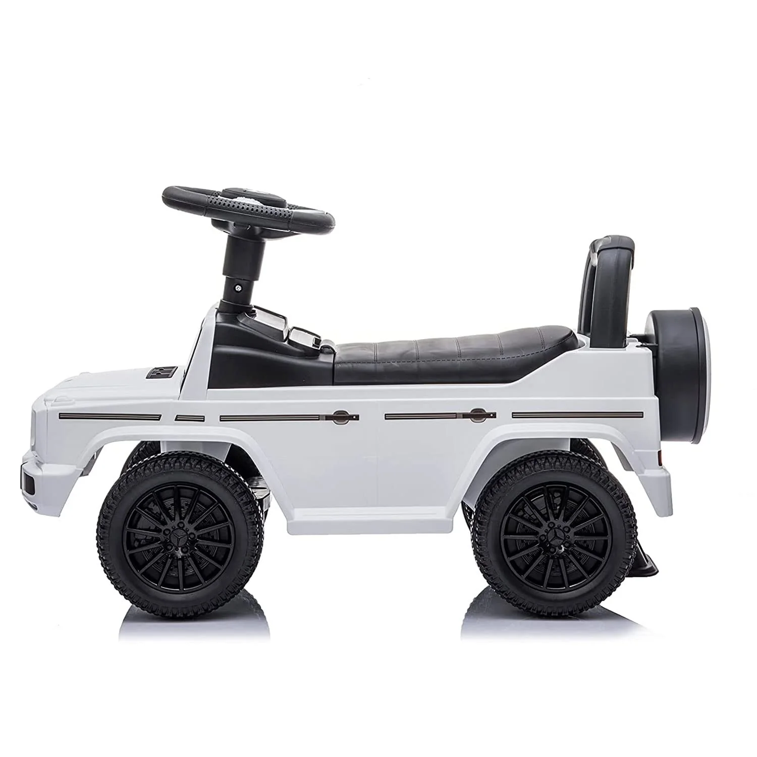 Best Ride On Cars Kids Outdoor Stroller Mercedes G-Wagon Push Car with Working Lights, Horn, and Music for Ages 1 to 3 years - Image 6
