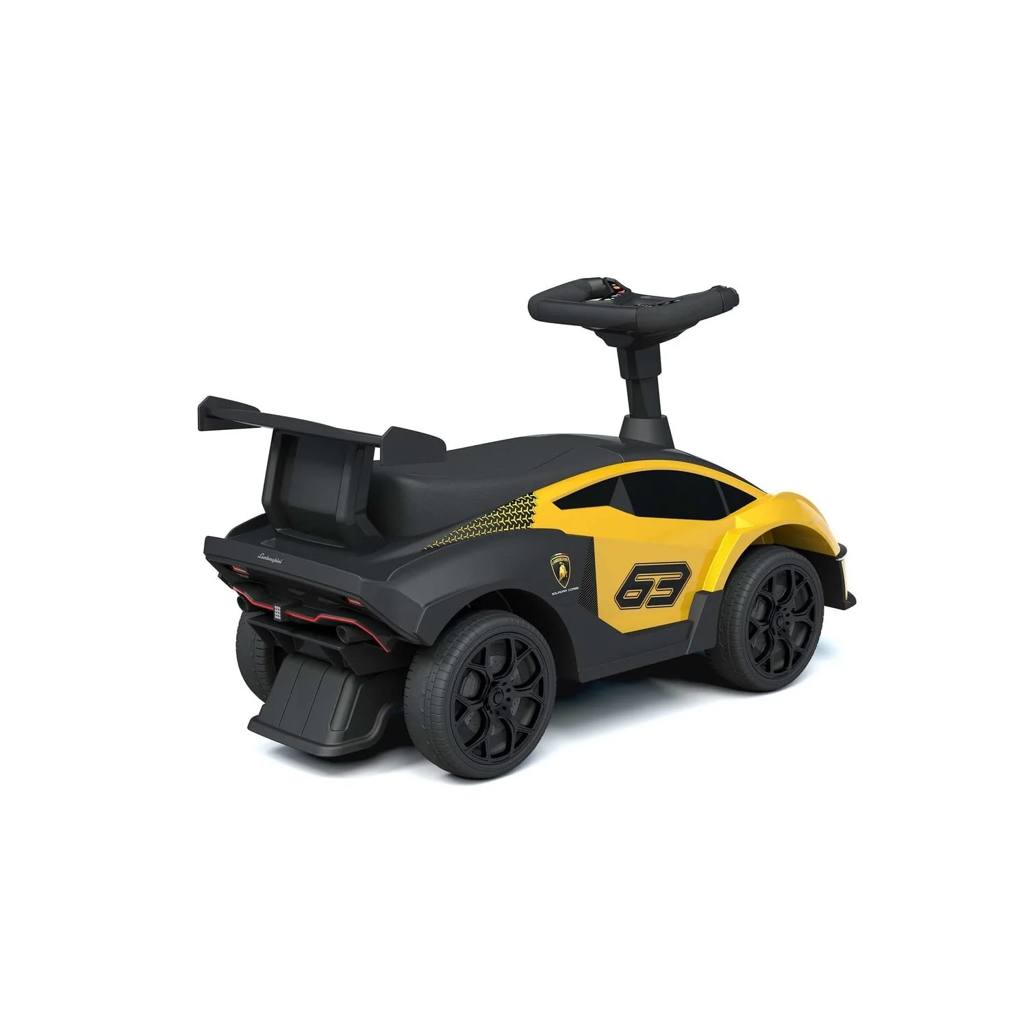 Best Ride On Cars Lamborghini Essenza SCV12 Push Car - Toy for Toddlers With Realistic Steering Wheel, Music, Horn, Comfy Seat, Backrest, Secret Storage - Image 3
