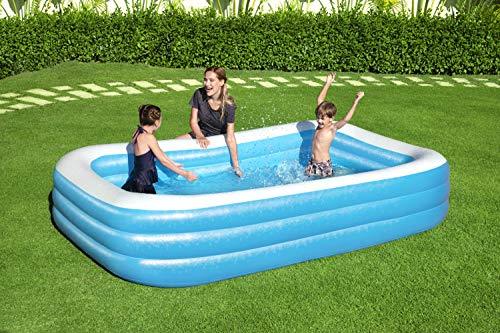 Bestway H2OGO Rectangular Inflatable Set, 10ft x 22in Above Ground Pool, Blue - Image 4