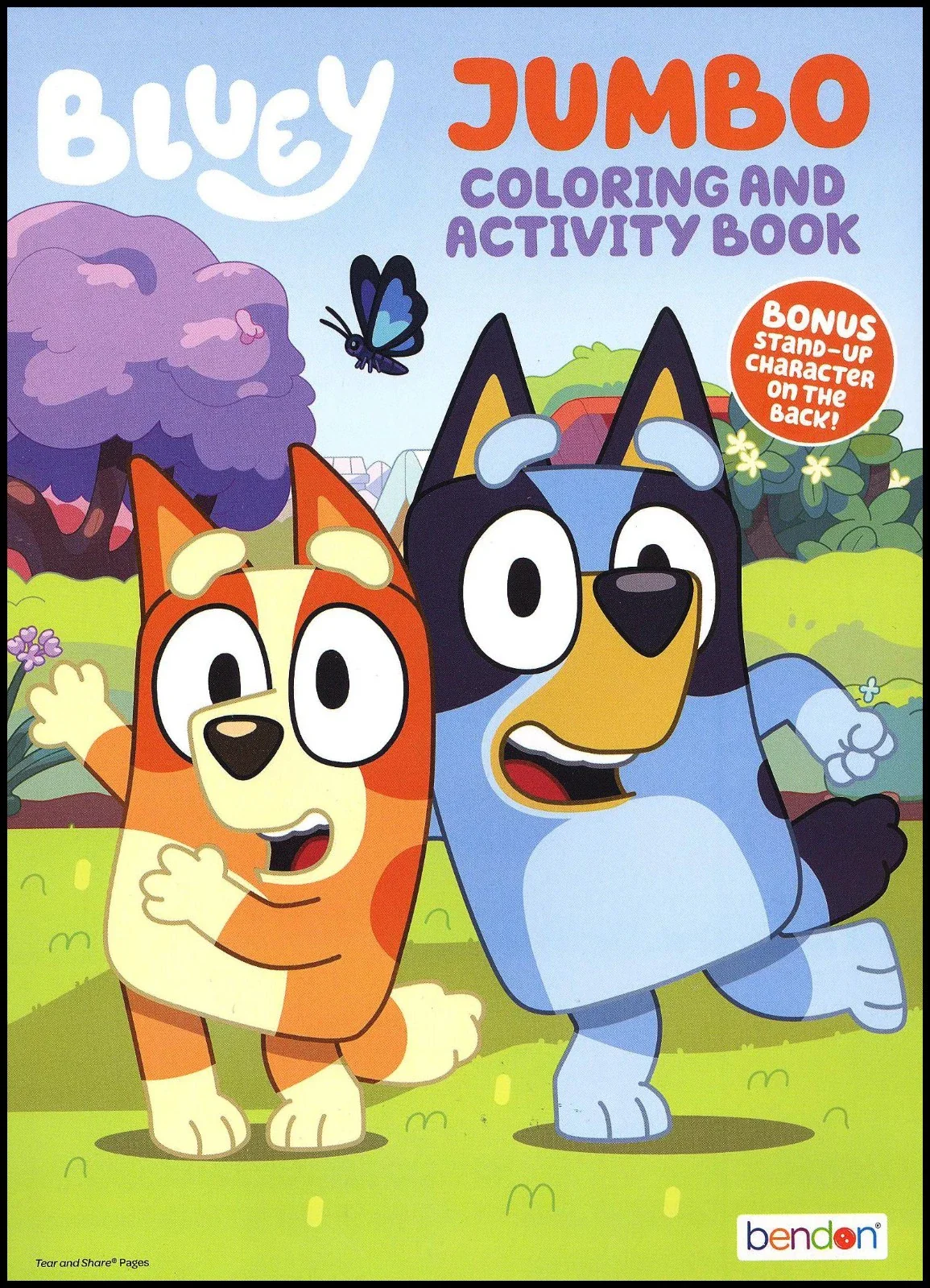 Bluey Jumbo Coloring and Activity Book