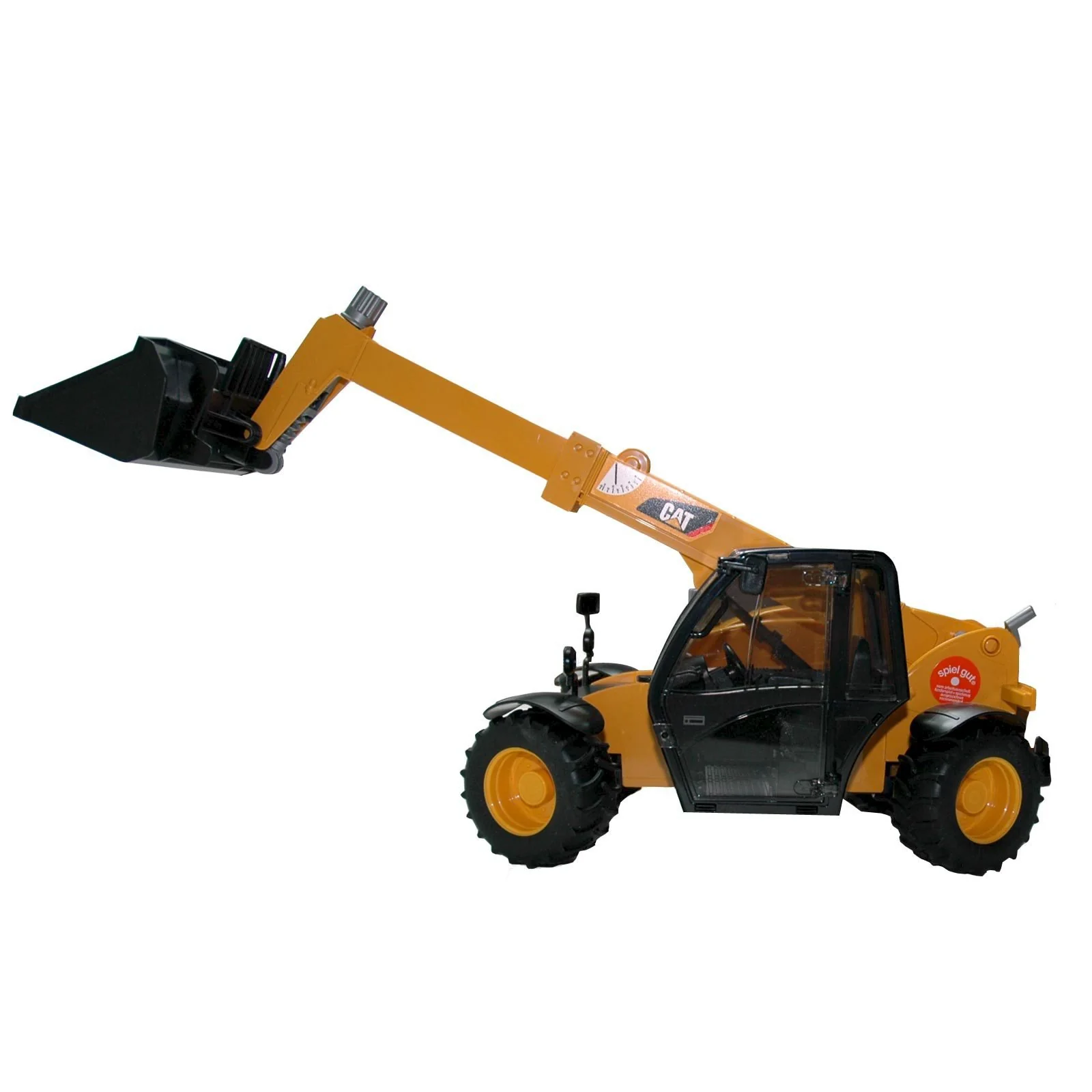 Bruder Cat Telehandler Construction Toy, Realistic Moving Parts & Working Dump Bed | Durable Vehicle for Indoor, Outdoor, Snow and Sand Play, Ages 3+ - Image 6