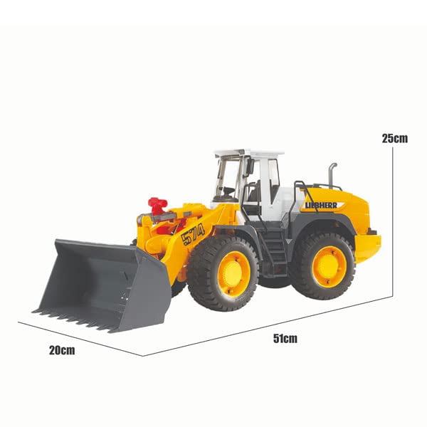 Bruder 02430 Liebherr Articulated Road Loader L 574 Toys Vehicle - Image 5