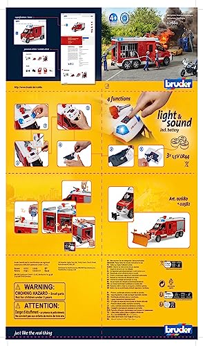 Bruder MB Sprinter Fire Rescue, Water Pump + L/S Module - Image 6