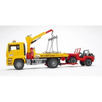 Bruder Man TGA Tow Truck with Cross Country Vehicle - Image 6