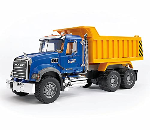 Bruder MACK Granite Dump Truck for Construction and Farm Pretend Play